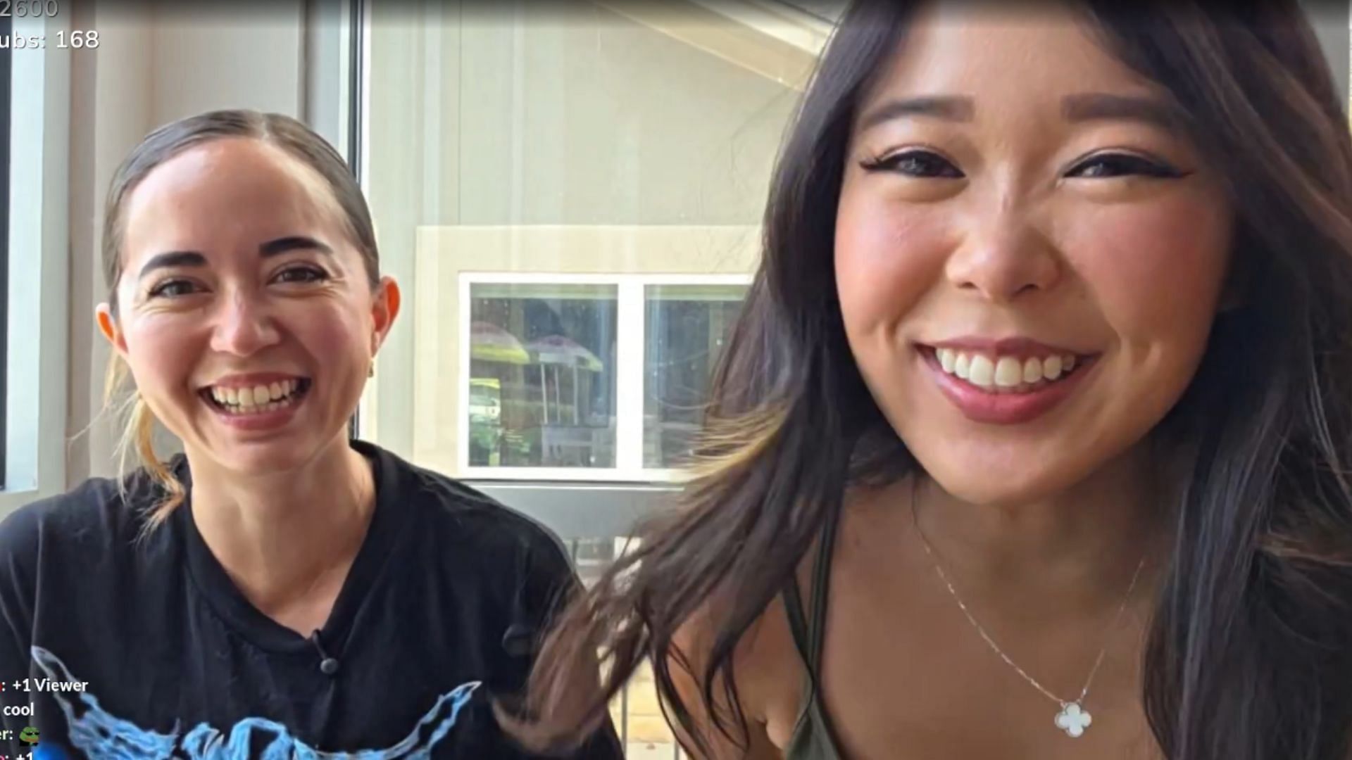 Emily (right) in collaboration with Maya Higa (Image via Extra Emily/Twitch)